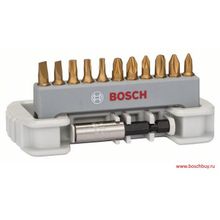 Bosch Набор 12 бит Max PH PZ T S 25 мм + магнитный держатель (2 608 522 133 , 2608522133 , 2.608.522.133)