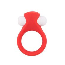 Dream Toys Красное эрекционное кольцо LIT-UP SILICONE STIMU RING 2 (красный)