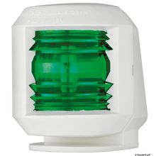 Osculati UCompact white 112.5° green deck navigation light, 11.413.12