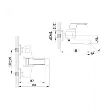 Смеситель Lemark Unit LM4514C для ванны