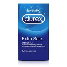 Утолщённые презервативы Durex Extra Safe - 12 шт. (5471)