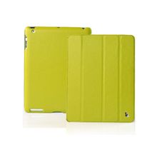 Чехол книжка JisonCase iPad 2   iPad NEW (green)