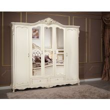 Шкаф 5-дверный c зеркалами "Глория" MK-2729-WG