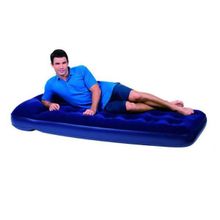 Односпальный надувной матрас Bestway 67223 Easy Inflate Flocked Air Bed (185х76х28см) + насос