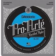 EJ31 CLASSIC Струны для классической гитары нейлоновые Hard D`Addario