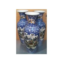 Большие китайские вазы 3 штуки со скидкой 8000 рублей