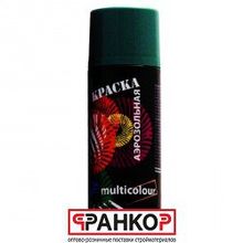 Эмаль-аэрозоль универсальная зелёная-темная "V6" 400 мл (12 шт. уп.)