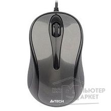A-4Tech A4Tech N-360-1 сер.глянец USB, 2+1 кл.-кн.,провод.мышь 631918