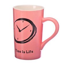 Кружка фарфоровая Time is life, 550 мл