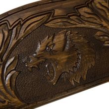 Нарды резные "Волк"