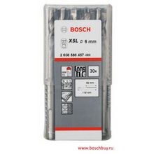 Bosch Набор 30 буров Bosch SDS-plus-7 X5L 6х50х115 мм (2608586457 , 2.608.586.457)