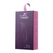  Фиолетовый стимулятор эрогенных зон Eromantica BUNNY - 21,5 см.