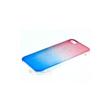 Задняя накладка для iPhone 5 дождь красно-синяя 00020946