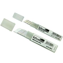 Сменные лезвия Office Force для канцелярских ножей 18 мм. 10 шт пластиковая упаковка