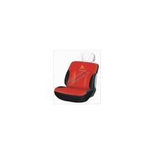  Чехлы-майки Citroen для передних сидений (Trendy) красные вышивка золото