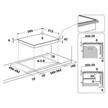 Встраиваемая электрическая варочная панель Hotpoint HR 607 IN