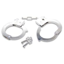 Наручники с ключами Official Handcuffs Серебристый