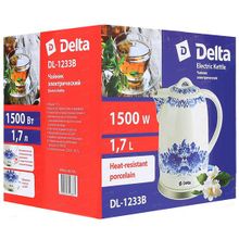 DELTA Электрический чайник Delta DL-1233B Электрочайник Delta DL-1233B