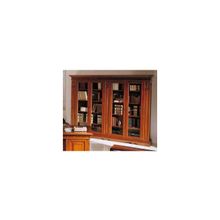 Кабинеты Италии:MONTALCINO (Bakokko):Библиотека со стеклом  L. 286 x 50   H. 220