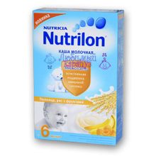 Каша Нутрилон (Nutrilon) Пшеница, рис с фруктами 225 г с 6мес.