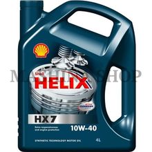 Масло моторное SHELL Helix HX7 10W-40 4л