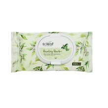 Салфетки для снятия макияжа с целебными травами Soleaf Healing Herb Cleansing Tissue 20шт
