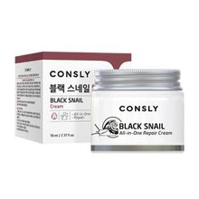 Восстанавливающий крем с муцином черной улитки CONSLY Black Snail All-In-One Repair Cream