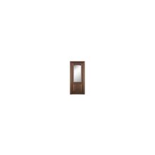 Межкомнатная дверь Деканто Орех Бренди, Модель 5072 Орех Бренди, Стекло «Шато»