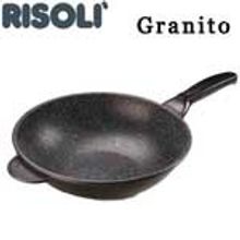 Risoli Сковорода с каменным покрытием Granito Вок 30 см