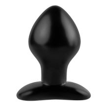 Большая анальная пробка для фистинга Mega Silicone Plug - 14,5 см. Черный