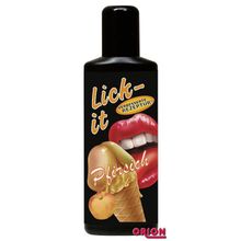 Lubry GmbH Съедобная смазка Lick It со вкусом персика - 100 мл.