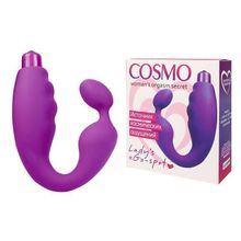 Вибромассажер для точки G Cosmo фиолетовый 19,5 см