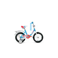 Детский велосипед FORWARD Racing 14 Girl синий (2016)