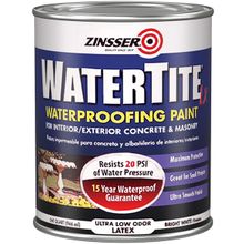 Rust-Oleum Zinsser WaterTite LX 946 мл белоснежная