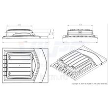 Кровельный люк  Uniroof ( для металлических кровель и натуральной черепицы )