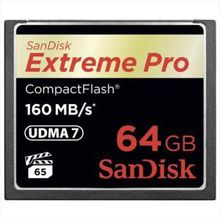Флеш карта cf 64gb sandisk sdcfxps-064g-x46 160mb s, vpg 65, udma 7