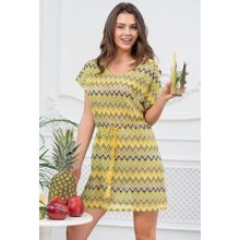 Пляжная туника Missoni с зигзагами (р. XS, желтый)