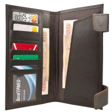 Carlo Gattini Кожаный холдер   клатч Arre brown (арт. 5063-04)