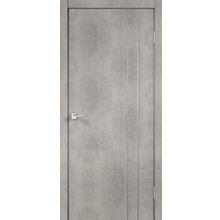  Двери "модерн" 506 al2 бетон светлый вставка алюминий алюминиевая кромка дг