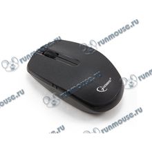 Оптическая мышь Gembird "MUSW-207", беспров., 2кн.+скр., черный (USB) (ret) [125516]