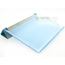 Чехол TPU + Smart Cover для New iPad iPad2 голубой