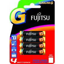 Батарейка LR03 Fujitsu LR03G(4B) G тип ААA 4 шт блистер 82707
