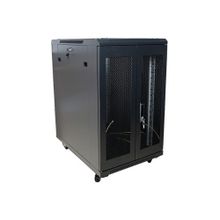 Комплект дверей KRAULER KRC-D-M 600*18, высота 18U, ширина 600мм, передняя металл, задняя металл