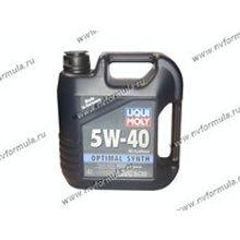 Масло LIQUI MOLY 5W40 Optimal SN CF 4л син 3926D + фонарик в подарок