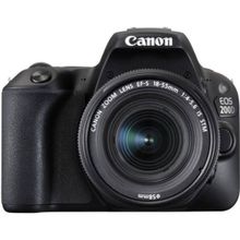 Фотоаппарат Canon EOS 200D Kit 18-55 STM черный