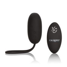 California Exotic Novelties Чёрное виброяйцо из силикона Silicone Remote Rechargeable Egg (черный)