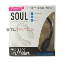 Наушники полноразмерные беспроводные Partner Soul, Bluetooth, встроенный MP3, черные