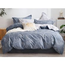 ПМ: Ми Текстиль КПБ 1,5-спальный, КПБ(05)-15(111) Ткань: сатин Цвет:  бело-серый