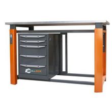 Верстак однотумбовый TOOLLBOX ТВР1500 (ТВ5)