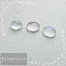 Гарнитур три лунных камня из Танзании с синей адуляресценцией огранки Баснословно кабошон овал 9,39x7,13 9,08x6,96 8,99x6,69мм 4,80 карата